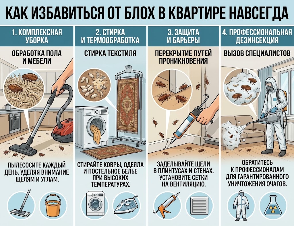 Блохи в доме
