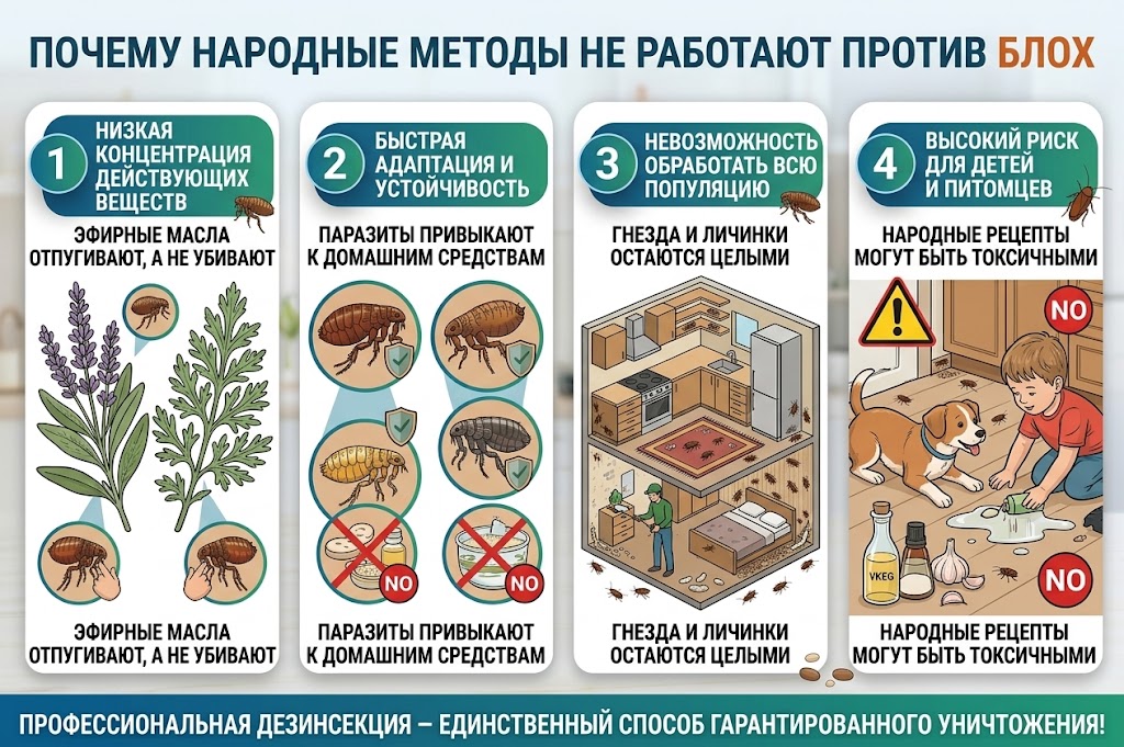 Народные методы от блох