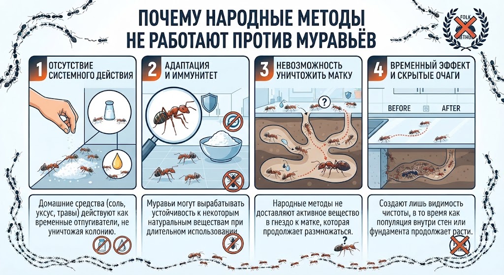 Народные методы от муравьёв